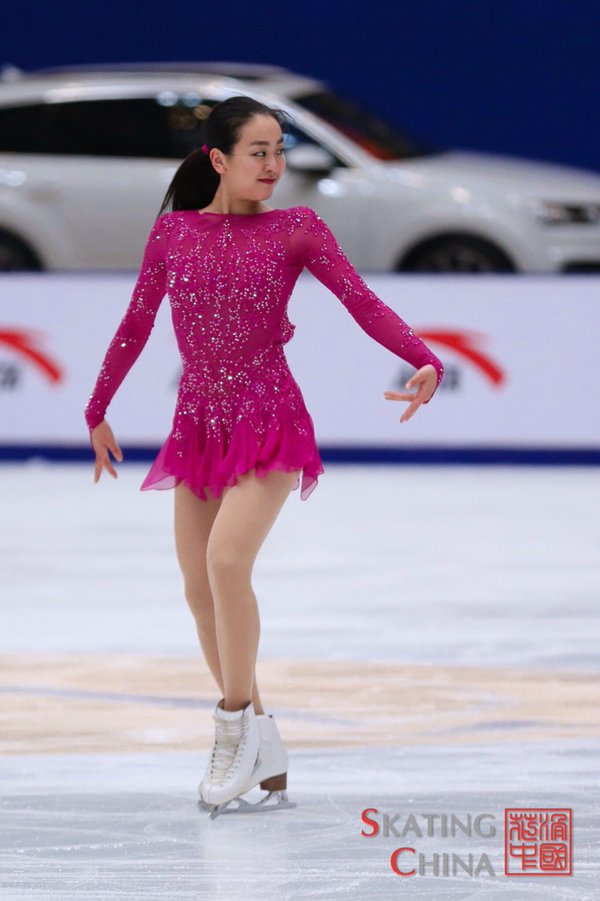 2015年GPシリーズ中国大会 SP : 浅田真央首位発進～_f0039379_20575238.jpg