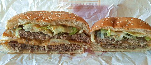 バーガーキング Big King 新発売 1円お得なので ビッグマック と食べ比べ Chokoballcafe