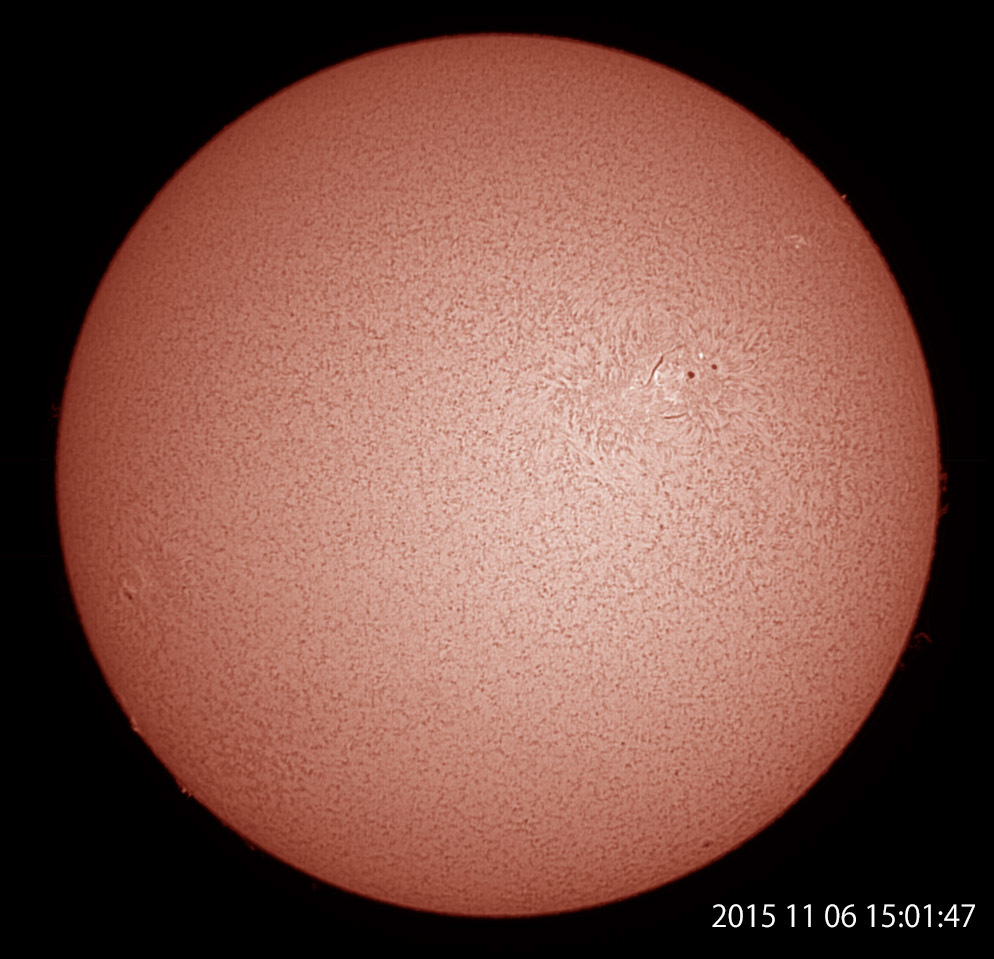 11月6日の太陽_e0174091_18005488.jpg