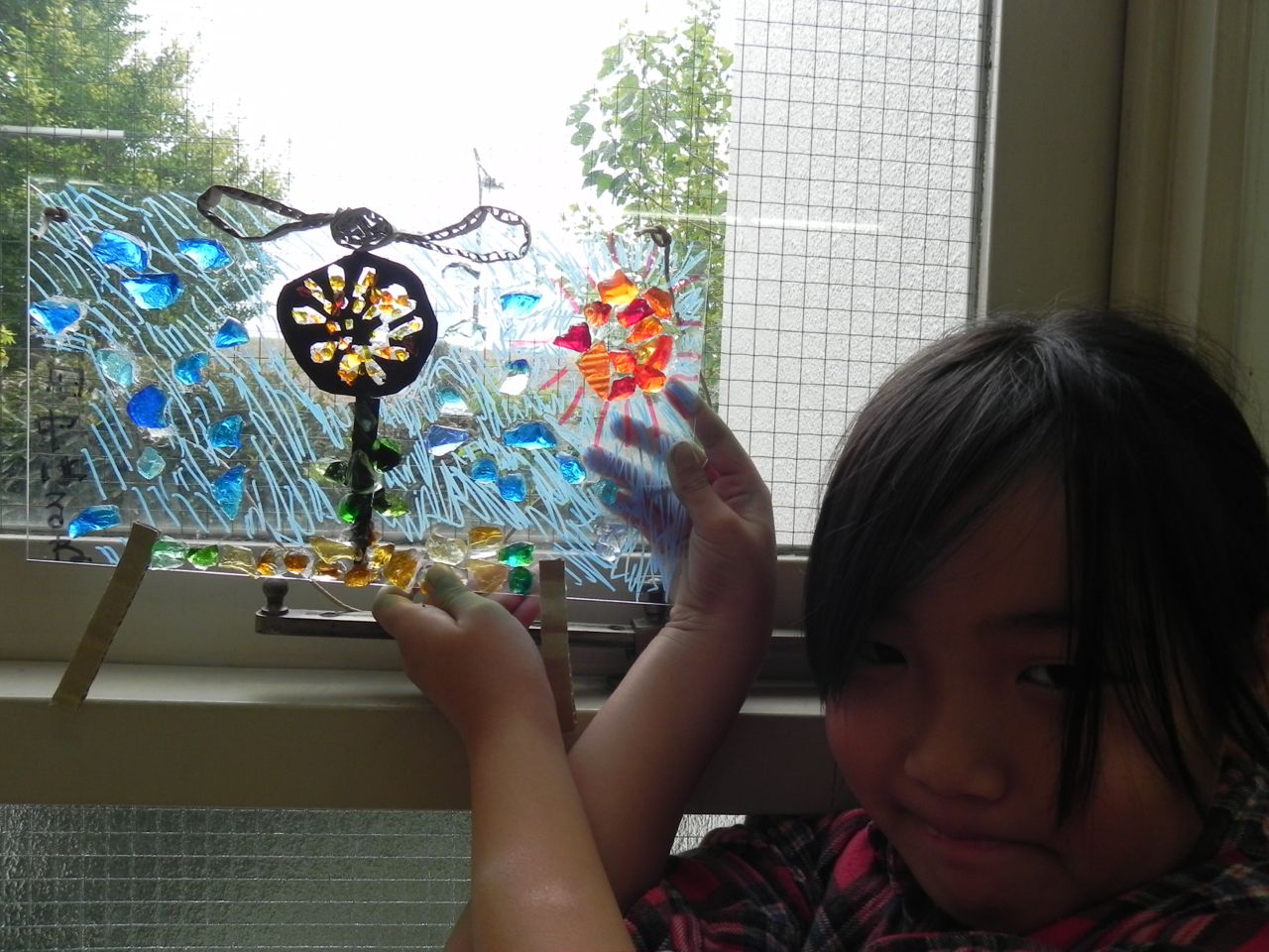 沖縄ガラスとアクリル板_d0076558_22555835.jpg