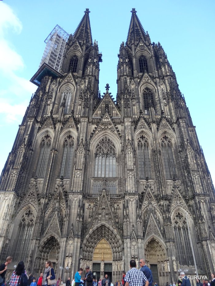 ケルン大聖堂　大型絵画　西中博 ケルン大聖堂 大型絵画 西中博 ケルン大聖堂 大型絵画 西中博