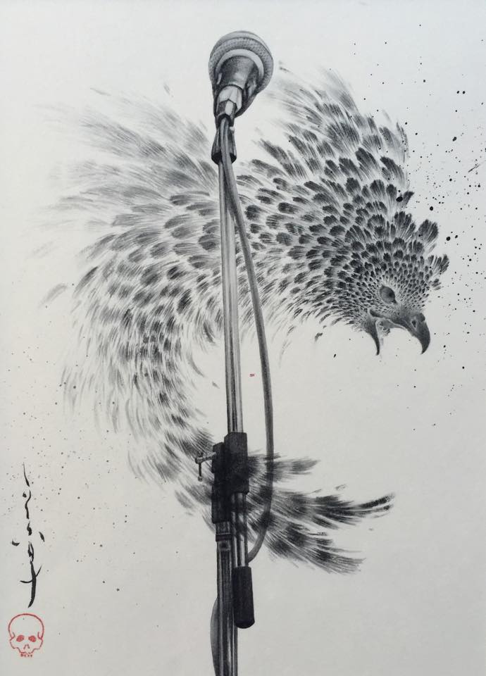 平井千香子×墨 「弦」装画 展 _b0151262_21204696.jpg