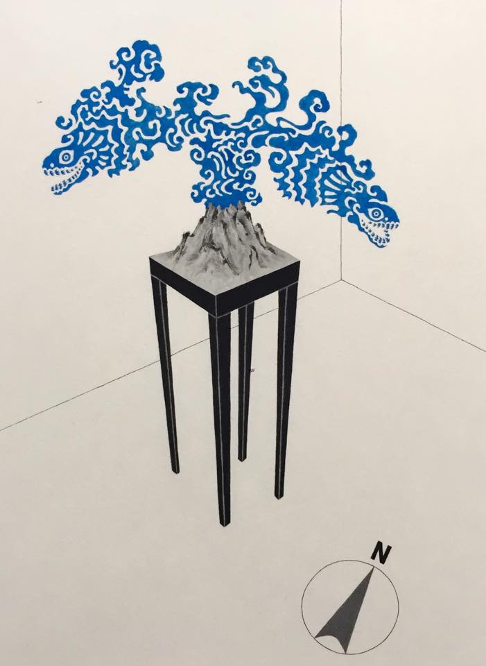 平井千香子×墨 「弦」装画 展 _b0151262_21211183.jpg