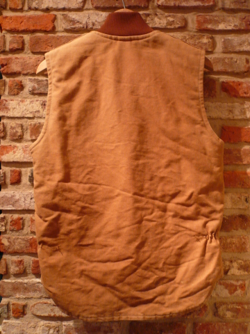 1980-90s \" CARHARTT \" 100% cotton 12oz -BLACK＆BROWN- DUCK quilting linner VEST -MADE IN U.S.A-_d0172088_19321783.jpg