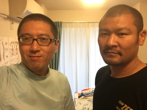 ラグビー界のレジェンド 野人 ご来院。_a0112393_19073756.jpg