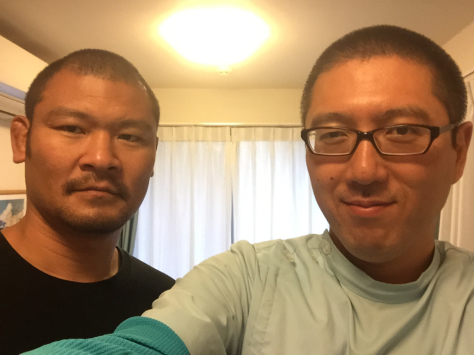 ラグビー界のレジェンド 野人 ご来院。_a0112393_19073804.jpg