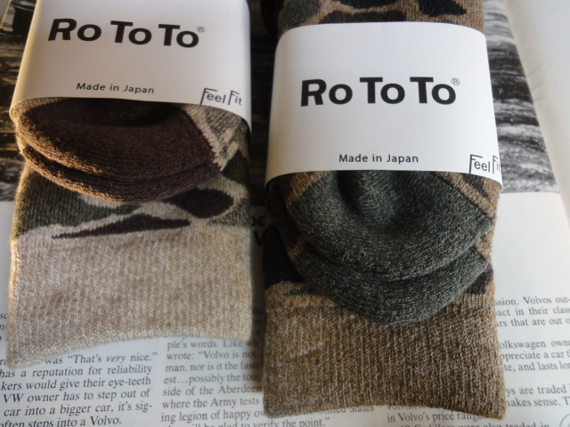 ROTOTO。・。・CAMO SOCKS_a0110932_18244641.jpg