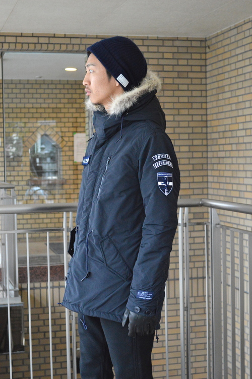 UE  PADDED MODS COAT - Navy & Black!!_c0079892_19291796.jpg