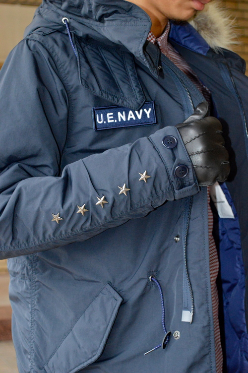 UE  PADDED MODS COAT - Navy & Black!!_c0079892_19294350.jpg