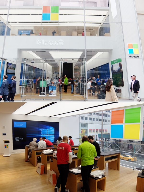マイクロソフトがNY五番街に初の旗艦店「マイクロソフト・ストア」(Microsoft Store)をオープン!!_b0007805_23475478.jpg