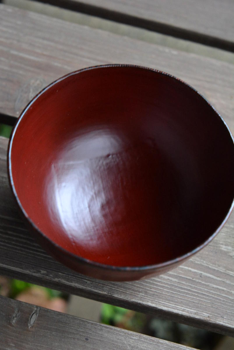 「太田修嗣 漆器展 根来塗り」 根来椀_d0087761_18262392.jpg