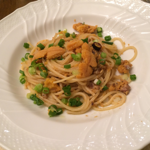 いえごはん⭐️うにのパスタ_c0151965_00225338.jpg
