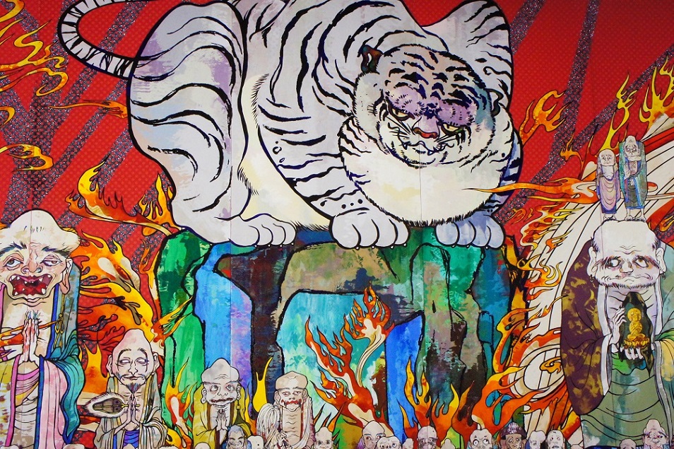 村上隆の五百羅漢図展へ : オートクチュールの旅日記