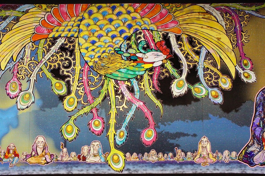 村上隆の五百羅漢図展へ : オートクチュールの旅日記