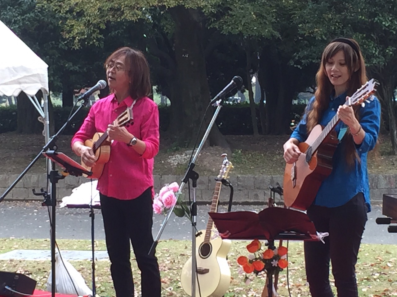 庄内緑地公園でライブ!!_b0143976_1054142.jpg