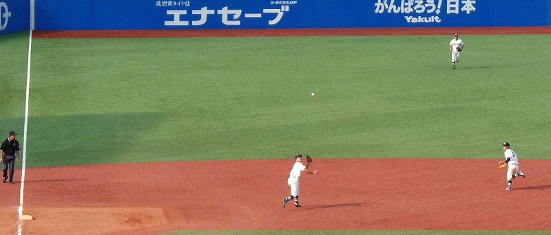 中央大対國學院大 10月22日 東都大学野球1部 後半_b0166128_1536454.jpg