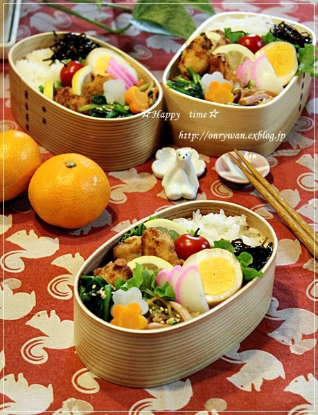 からあげ弁当♪_f0348032_17313788.jpg