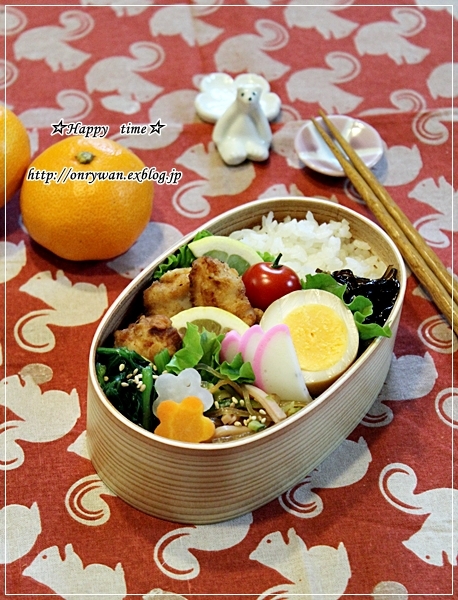 からあげ弁当♪_f0348032_17314691.jpg