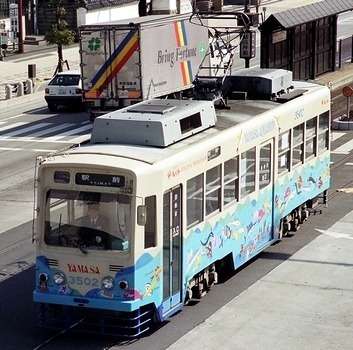 豊橋鉄道東田本線　モ3500形3502_e0030537_23490844.jpg