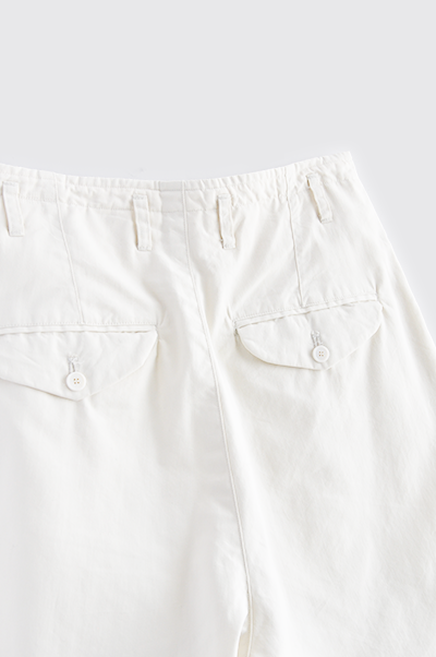  NO CONTROL AIR　C/N Weather Cloth 1-Tuck Pants (Resin White)_d0120442_17385153.png