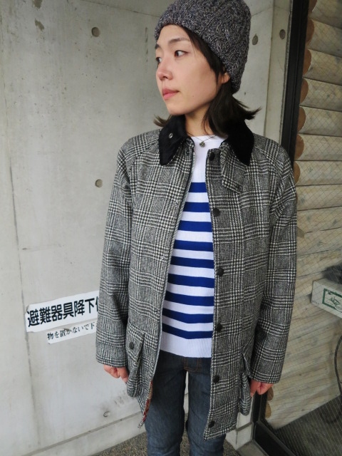 限定Barbour ・・・ Hound\'s Tooth CHECK WOOL Beaufort JACKET!★!(再)_d0152280_5374328.jpg