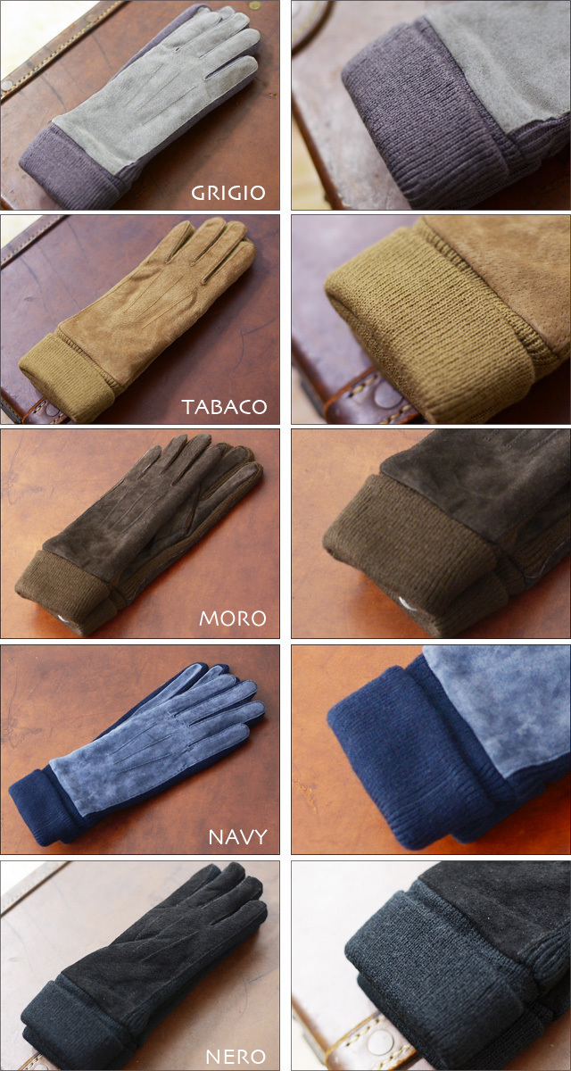 SERGIO DE ROSA[セルジオ デ ローザ] PIG SUEDE GLOVE [9508] LADY\'S_f0051306_17033345.jpg