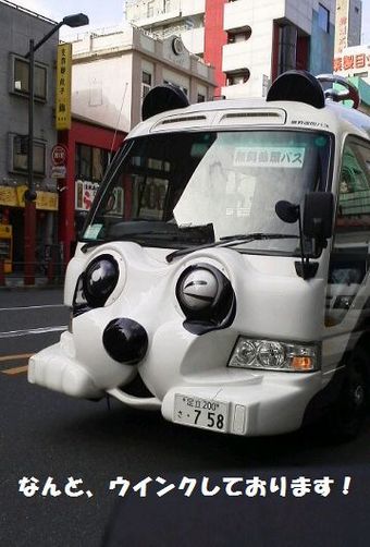 浅草でパンダバスに乗ってみた_e0234016_189153.jpg