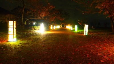 秋夜の北方文化博物館ライトアップ_e0135219_09210519.jpg