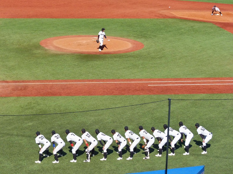 國學院大対亜細亜大　１０月２７日　東都大学野球１部優勝決定戦　前半_b0166128_12394690.jpg