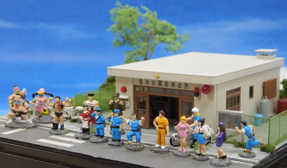 こち亀 亀有公園前派出所 プラモデル1/24スケール完成品
