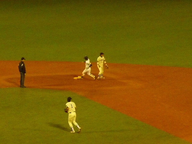 駒澤大(1部最下位)対東洋大(2部優勝) 11月7日 東都大学野球入替戦_b0166128_1483981.jpg