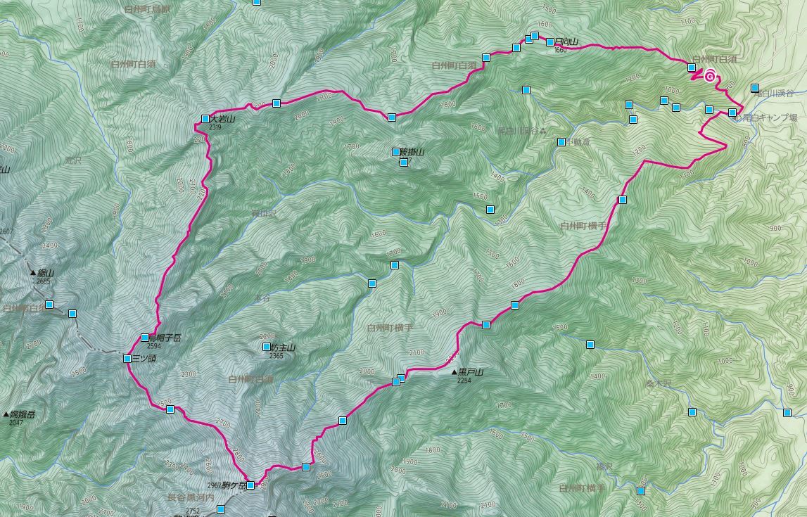 日向八丁尾根 黒戸尾根周回 甲斐駒ヶ岳 15 11 11 水 12 木 山 がまんなか 日向八丁尾根 黒戸尾根周回 甲斐駒ヶ岳 15 11 11 水 12 木 山 がまんなか