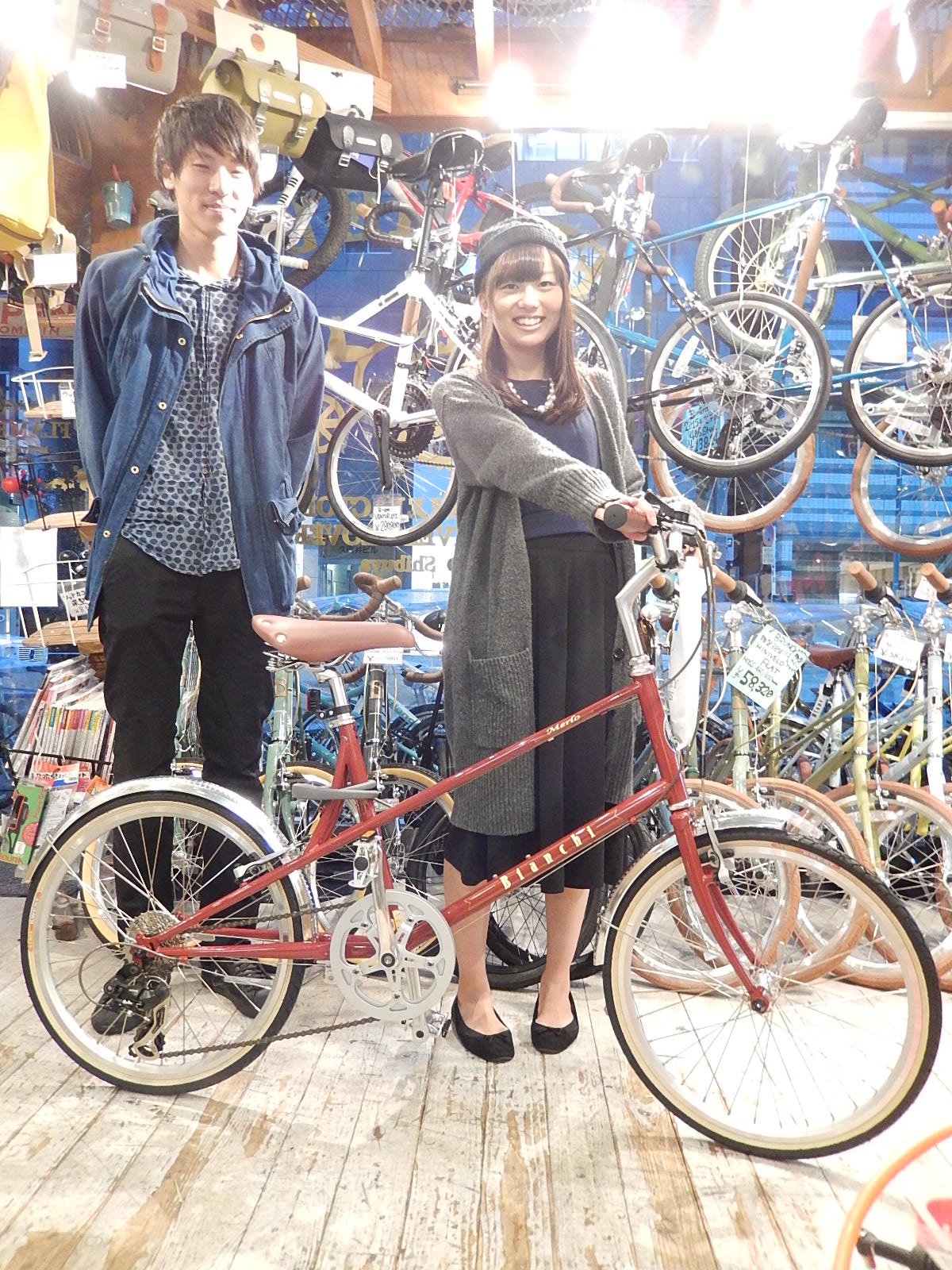 11月14日　渋谷　原宿　の自転車屋　FLAME bike前です_e0188759_1921317.jpg