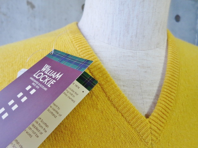 IN!にOUT!に御使い下さい。。。William Lockie Lambs WOOL V NECK SWEATER!★!(再)_d0152280_18344891.jpg