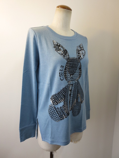 クーラ / COOLA　　Decorative Rabbit バンダリー天竺L/S Tee_e0076692_16154199.jpg