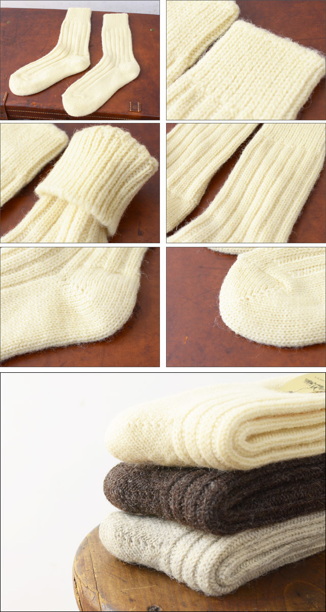 Kerry Woollen Mills [ケリーウーレンミルズ] ORGANIC WOOL SOCKS [SHEEP-01] LADY\'S_f0051306_16550063.jpg