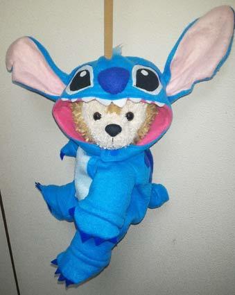 ポーチダッフィー用のスティッチ着ぐるみ完成 : 風恋華Diary