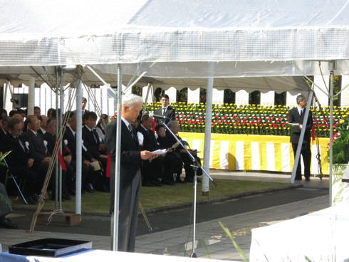 平成２７年度太平洋戦全国空爆犠牲者追悼平和祈念式_c0149152_16191893.jpg