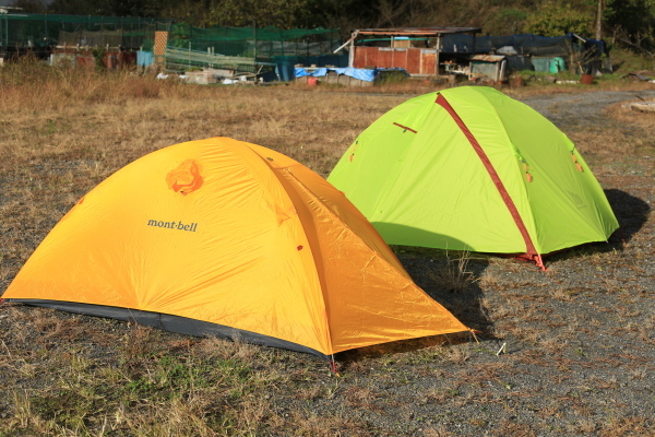 新しいテントの試し張り！ マウンテンダックス ヌプカ2 : 週末は山にいます