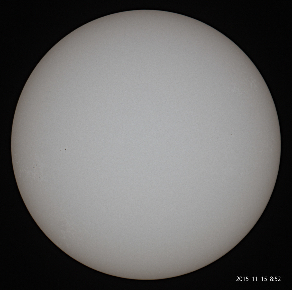11月15日の太陽_e0174091_11085460.jpg