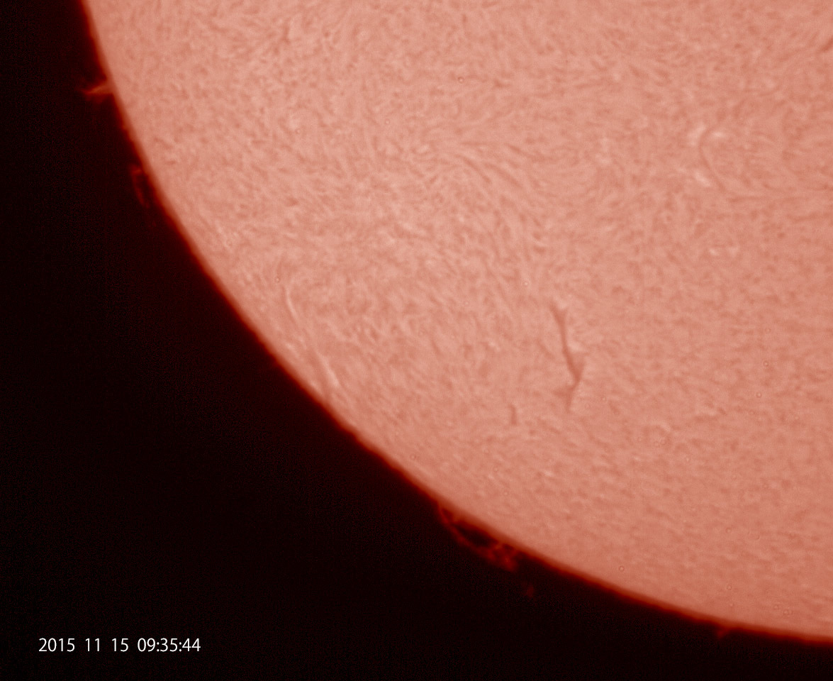 11月15日の太陽_e0174091_11105425.jpg