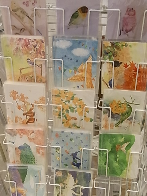 東急ハンズ梅田店 インコと鳥の雑貨展、いんこっこのくに作品お届け_d0322493_0464354.jpg