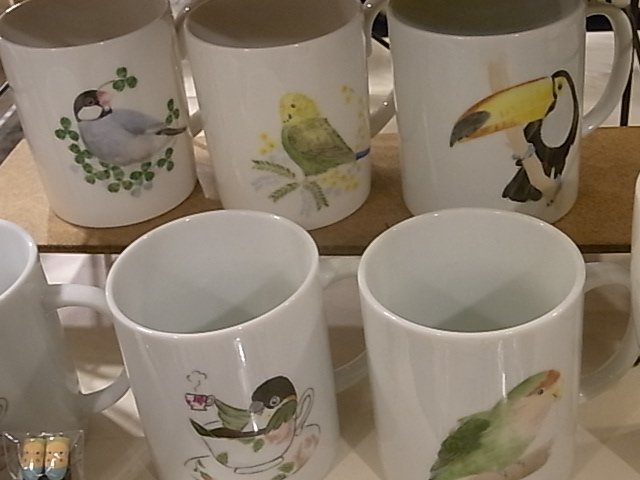 東急ハンズ梅田店 インコと鳥の雑貨展、いんこっこのくに作品お届け_d0322493_04858.jpg