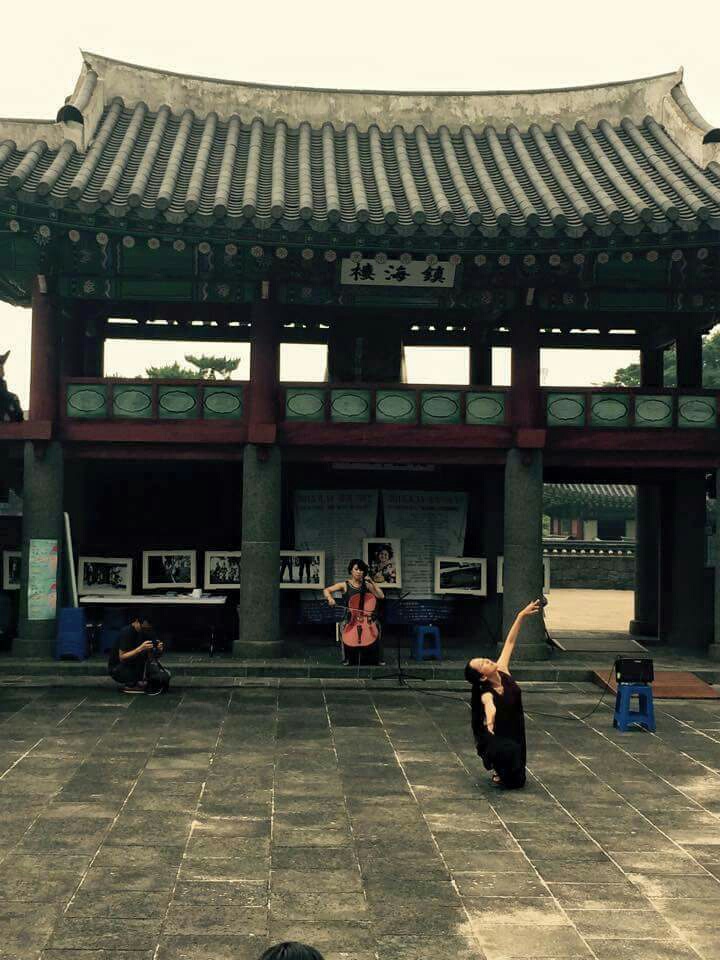 20150816 performance at Kwon Choul photo exhibition@gwandeokjeong, Jeju island, Korea_c0211549_11403426.jpg