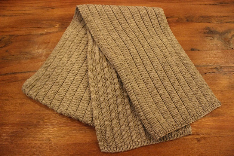 北アイルランドよりKILKEEL \"MERINO WOOL RIB SCARF\" ご紹介_f0191324_9494074.jpg