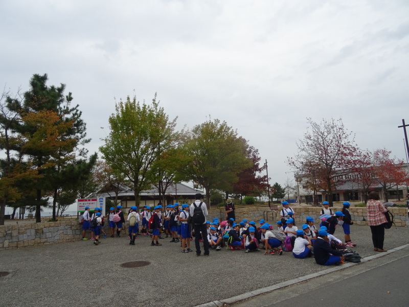 岸和田市立八木北小学校３年生遠足「里山体験]　in　うみべの森_c0108460_17104161.jpg