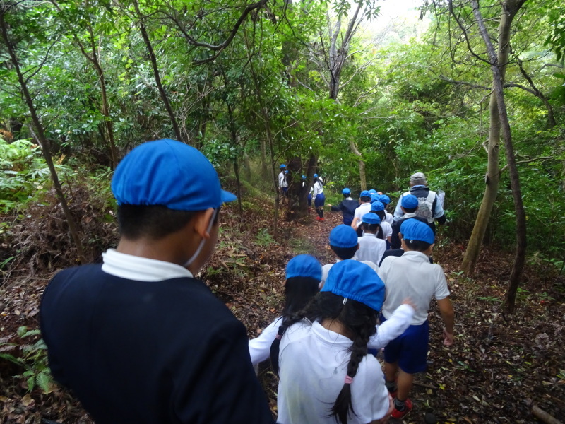 岸和田市立八木北小学校３年生遠足「里山体験]　in　うみべの森_c0108460_17450945.jpg