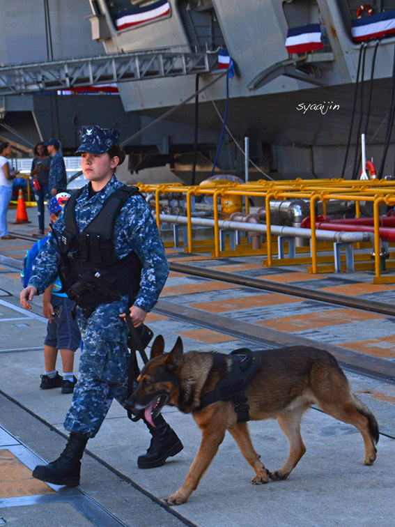 こっちに向かって‥ 「米空母に乗艦」(６)_d0251161_16492680.jpg