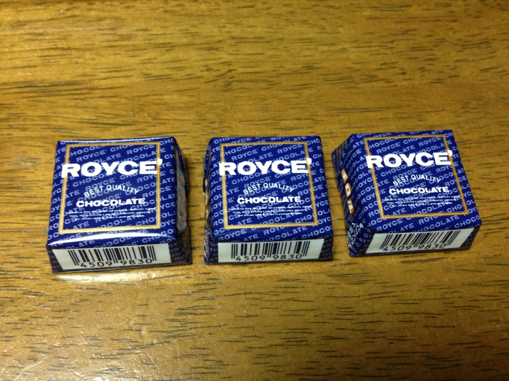 ＲＯＹＣＥ＋チロルチョコ　　コラボ_e0076692_18492622.jpg