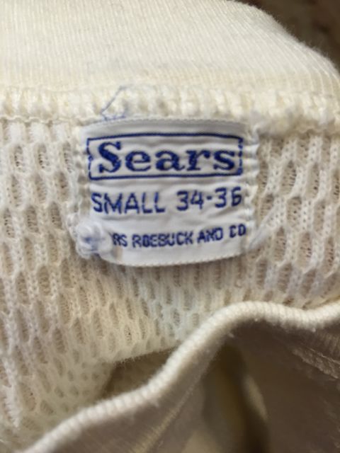 11/21（土）入荷！５０−６０’s　all cotton Sears サーマルシャツ！_c0144020_13593199.jpg